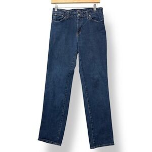Polo Ralph Lauren Womens Jeans Size 18 Blue Denim Straight Leg Cotton Blend